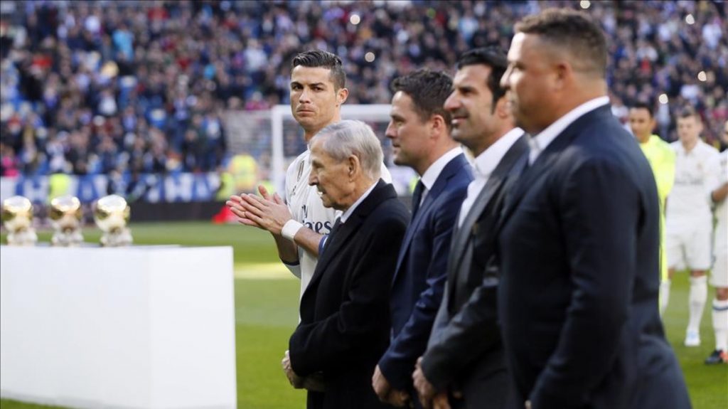 Raymond Kopa y Cristiano Ronaldo