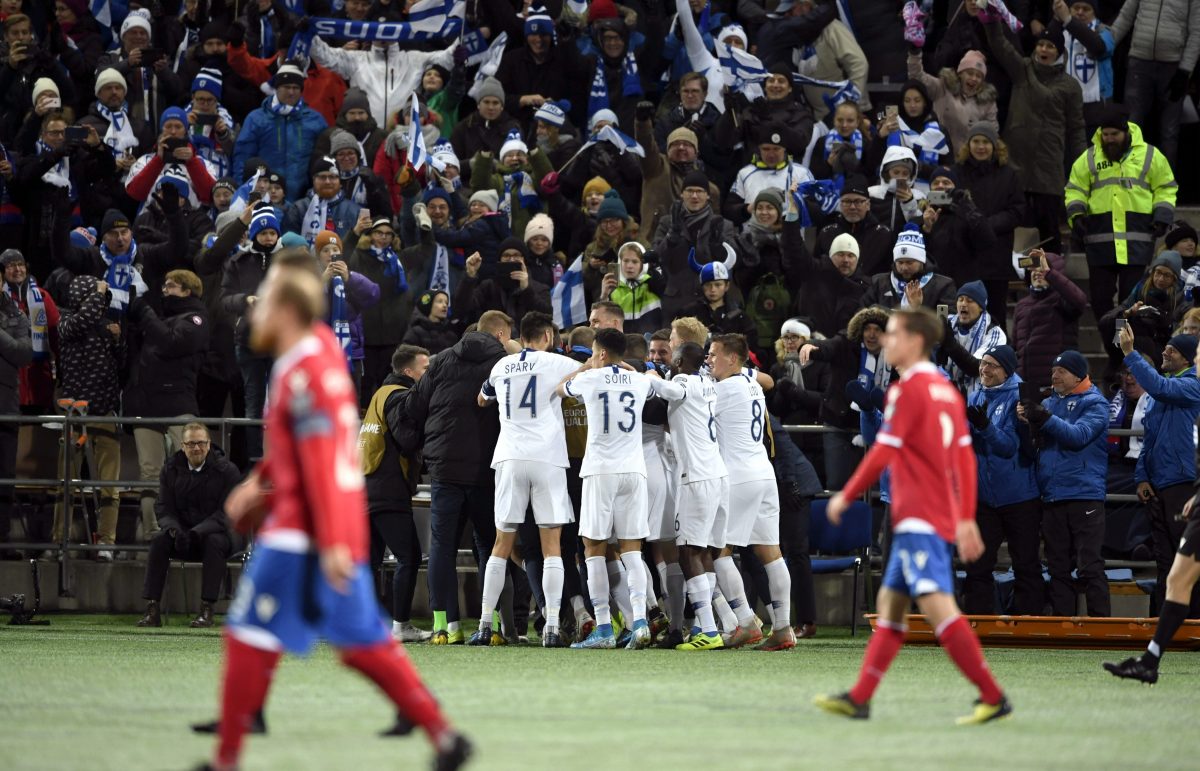 Finlandia y Suecia clasificacion a la Euro 2020