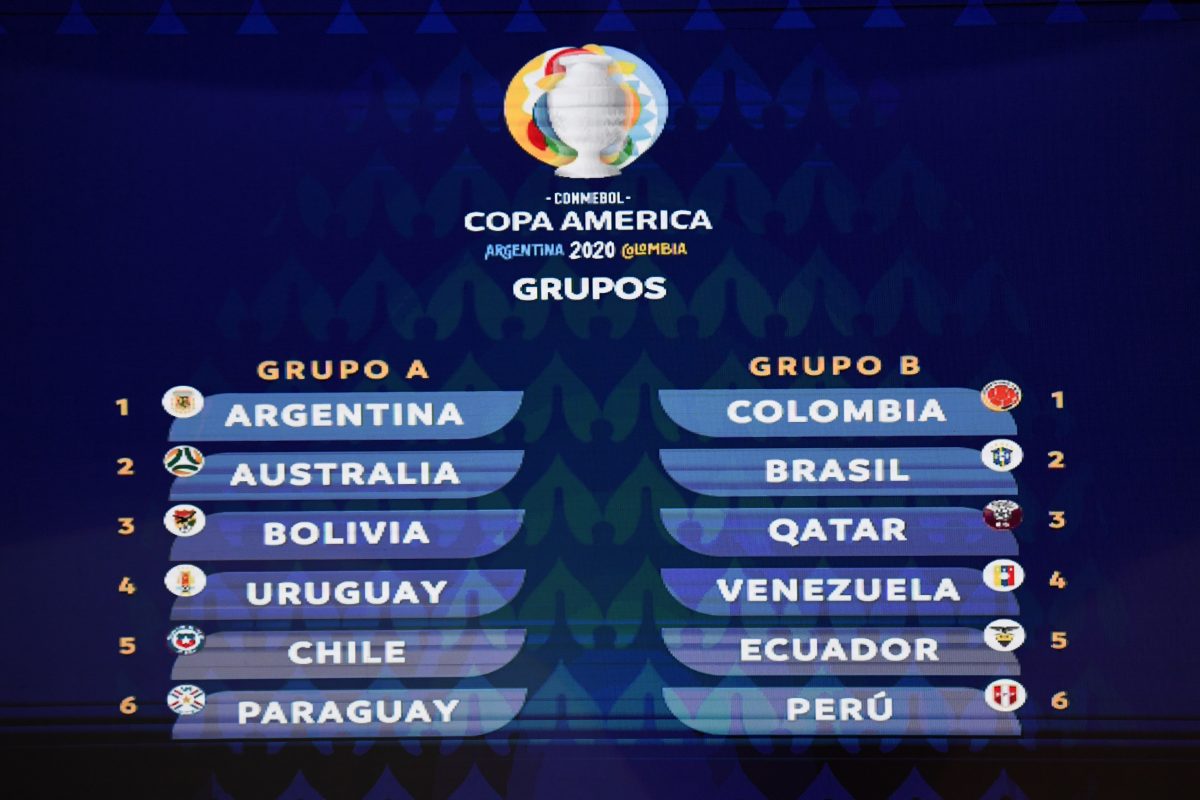 Chile y Argentina abrirán Copa América 2020