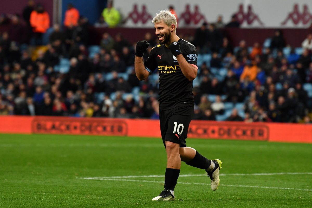 Sergio Agüero marcó un hat trick