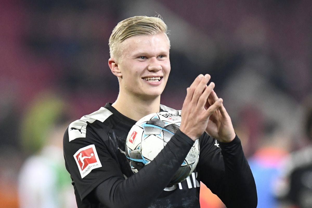 Haaland marcó Hat Trick en su debut con el Dortmund