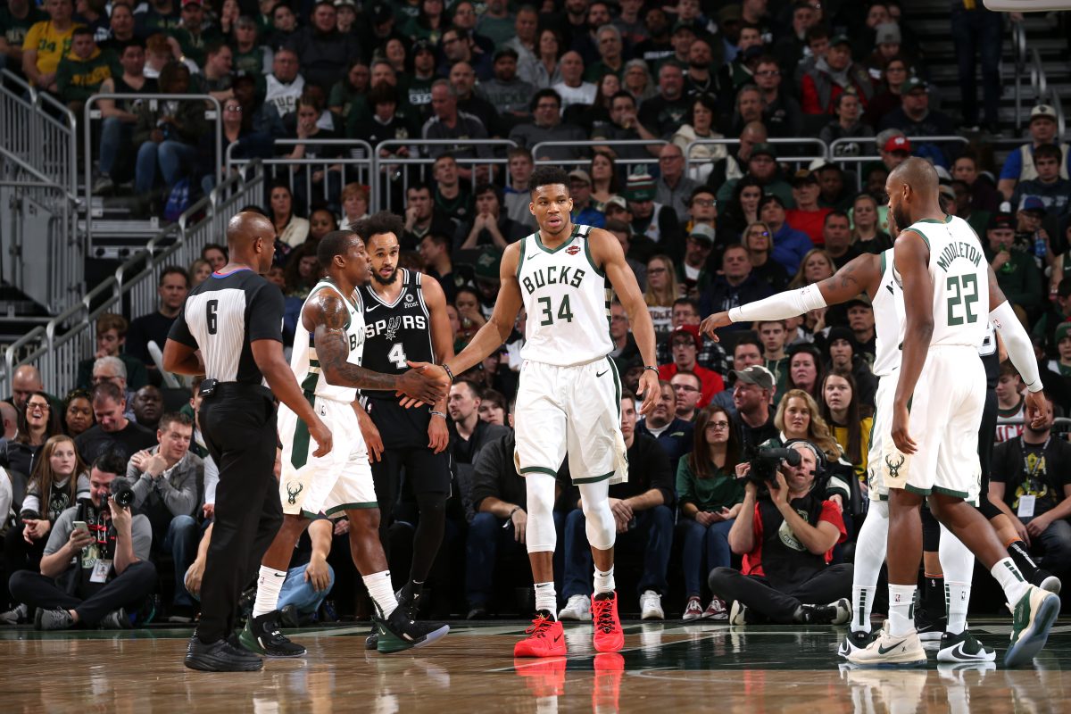 San Antonio Spurs v Milwaukee Bucks