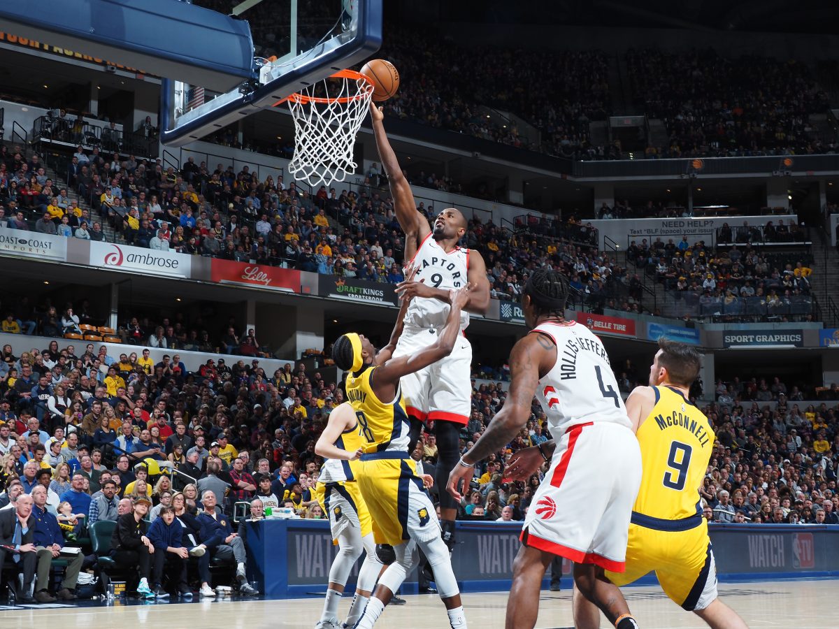 Ibaka - Toronto Raptors v Indiana Pacers