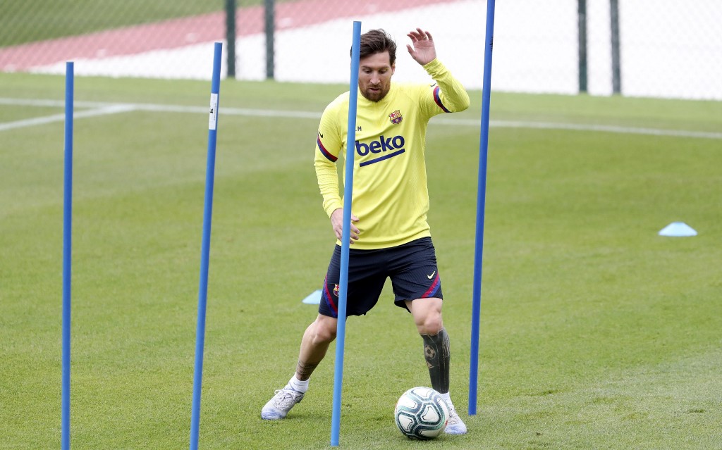 Messi comptición entrenamientos