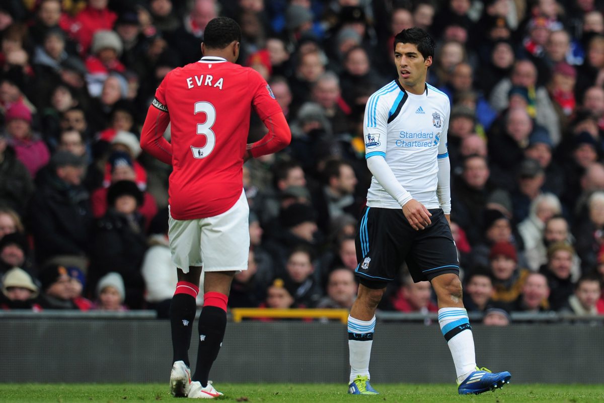 Evra y Suarez