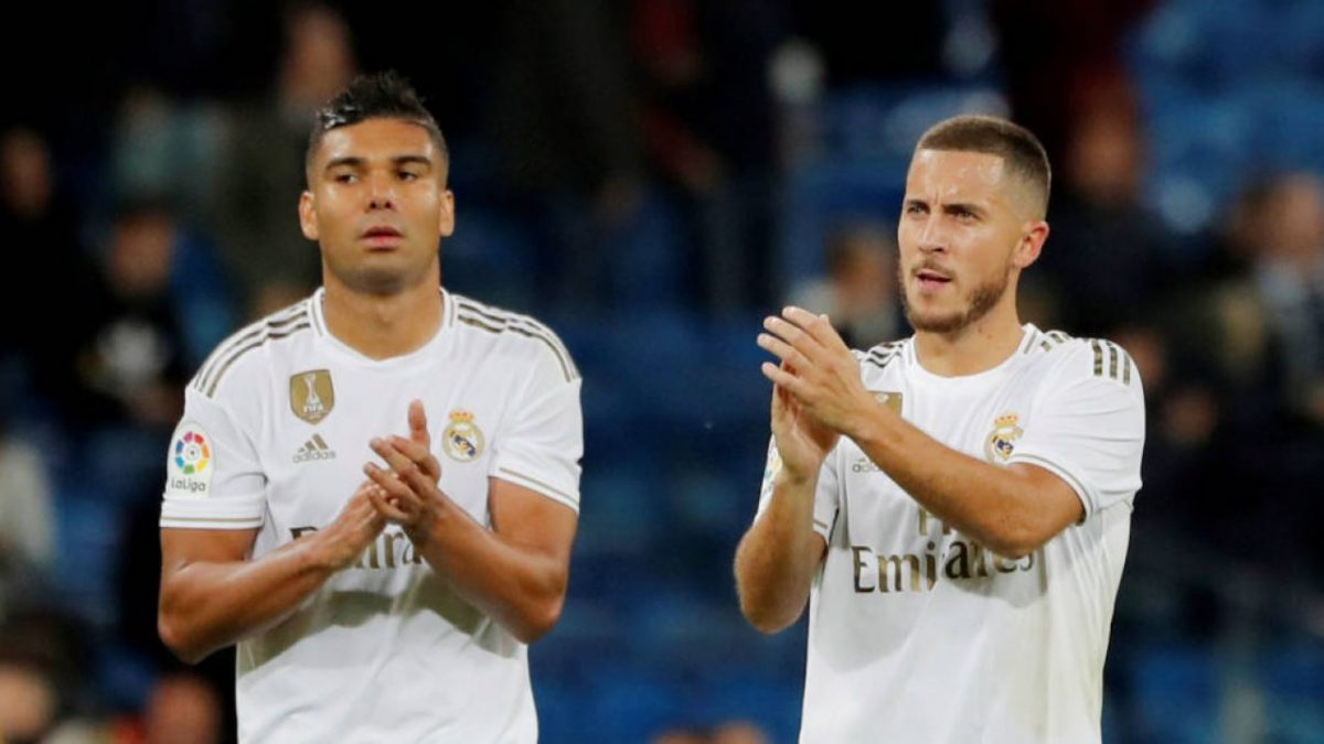 Casemiro y Hazard