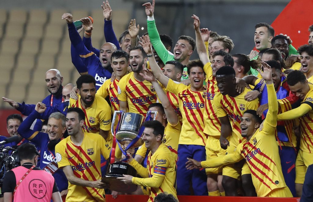 Con Doblete de Lio Messi, el Barcelona se coronó campeón de la Copa del ...