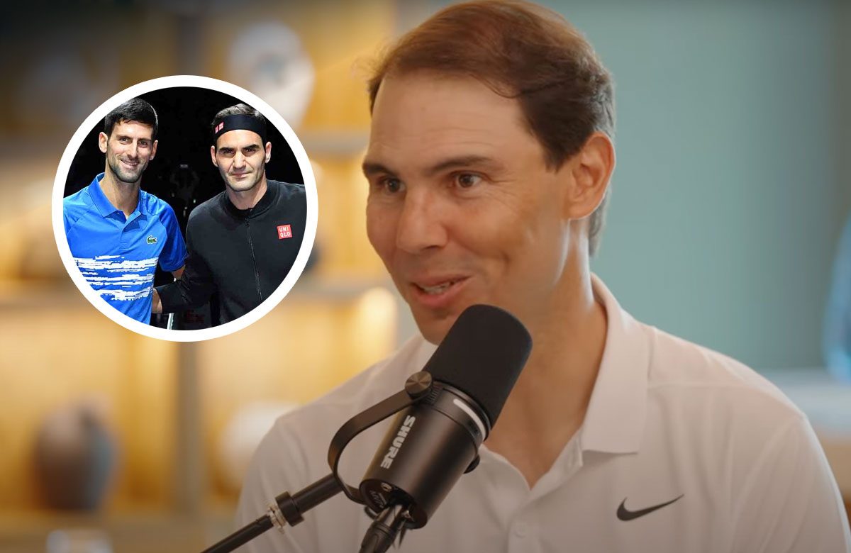 Rafa Nadal se decide entre Roger Federer y Novak Djokovic