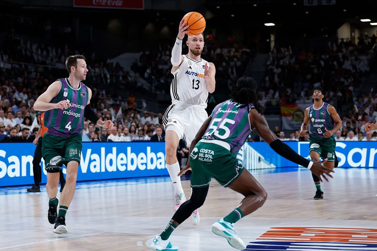 El Real Madrid se llevó el primer juego ante el Unicaja