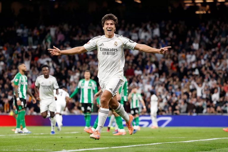 Gonzalo brilló con el Real Madrid ante el Betis