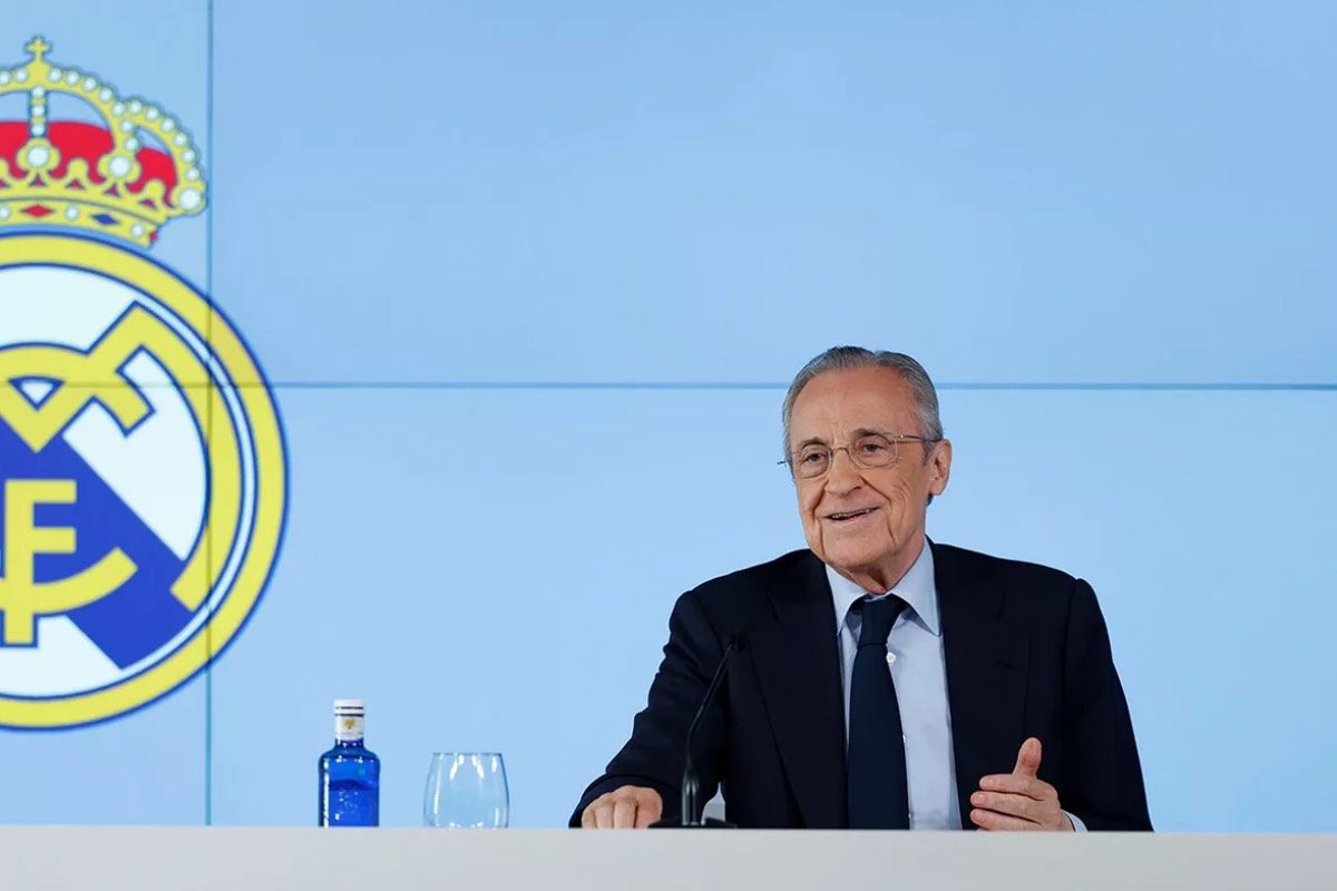Florentino Pérez ofrece una rueda de prensa incendiaria