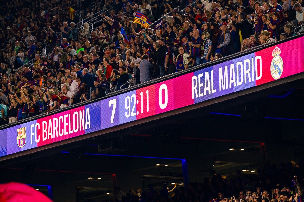 El Barcelona humilló al Real Madrid en El Clásico de la Liga F